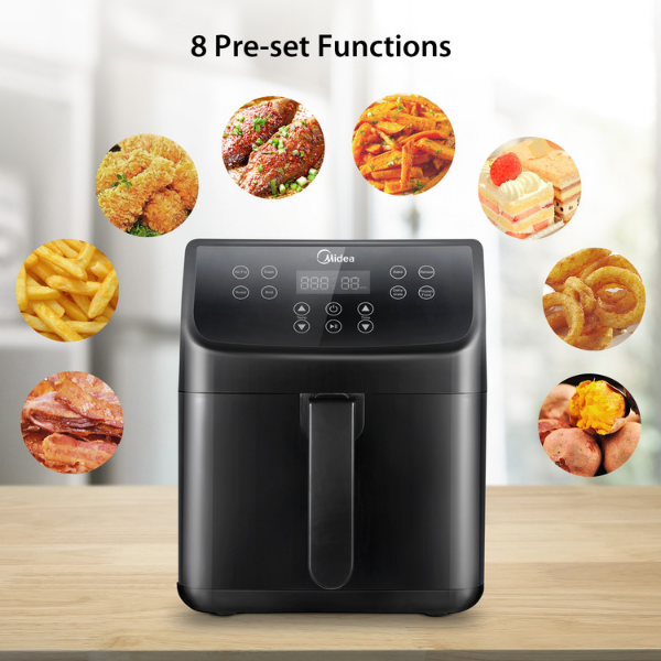 Midea 5.5L Air Fryer Digital MFCN55D2 TECHNO WRAPPING SYSTEMS LIMITED