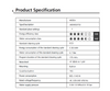 Midea single drawer dishwaser 411mm height 7 place settings