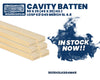 50 x 25 (45 x 20) H3.1 Losp KD D4S Merch SL 4.8M Cavity Batten