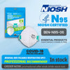 Face Mask N95  NIOSH  6 Pcs