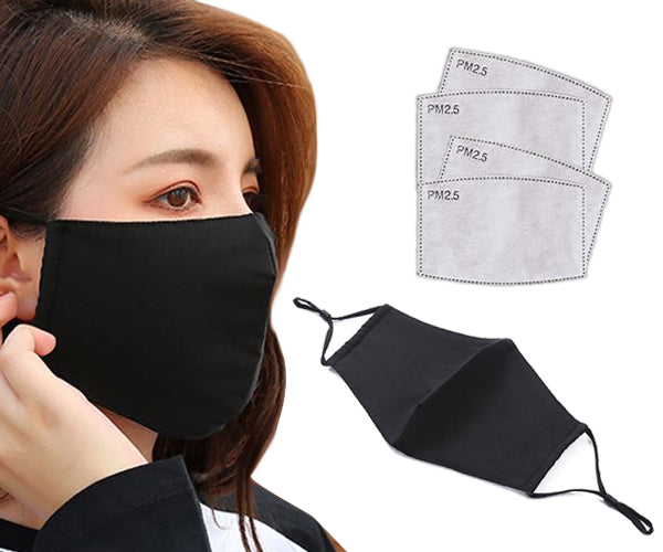 Face Mask Fashion Cotton F1&4 Filters – Totalsafe Building Supplies