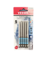 GOSAI Bit SQ2 x 100mm 5PC SET Carded 426658 GS5P35SQ2100